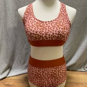 Rust & Pink Cheetah Bikini women’s